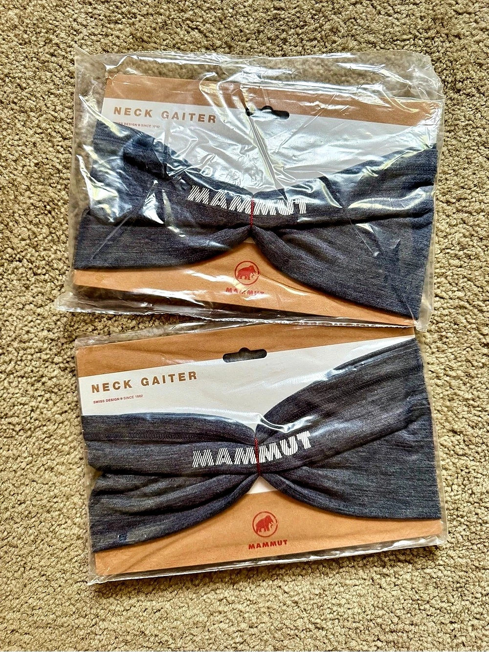 Grey Mammut Neck Gaiters